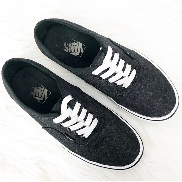 Vans Shoes - VANS Size 9 Casual Black Sparkle Sneakers Shoes